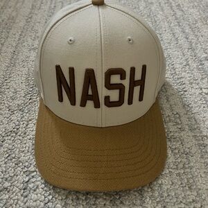 Ash Cream and Brown Women's Hat